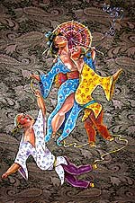 Love triangle (60x90) canvas, oil, 2008